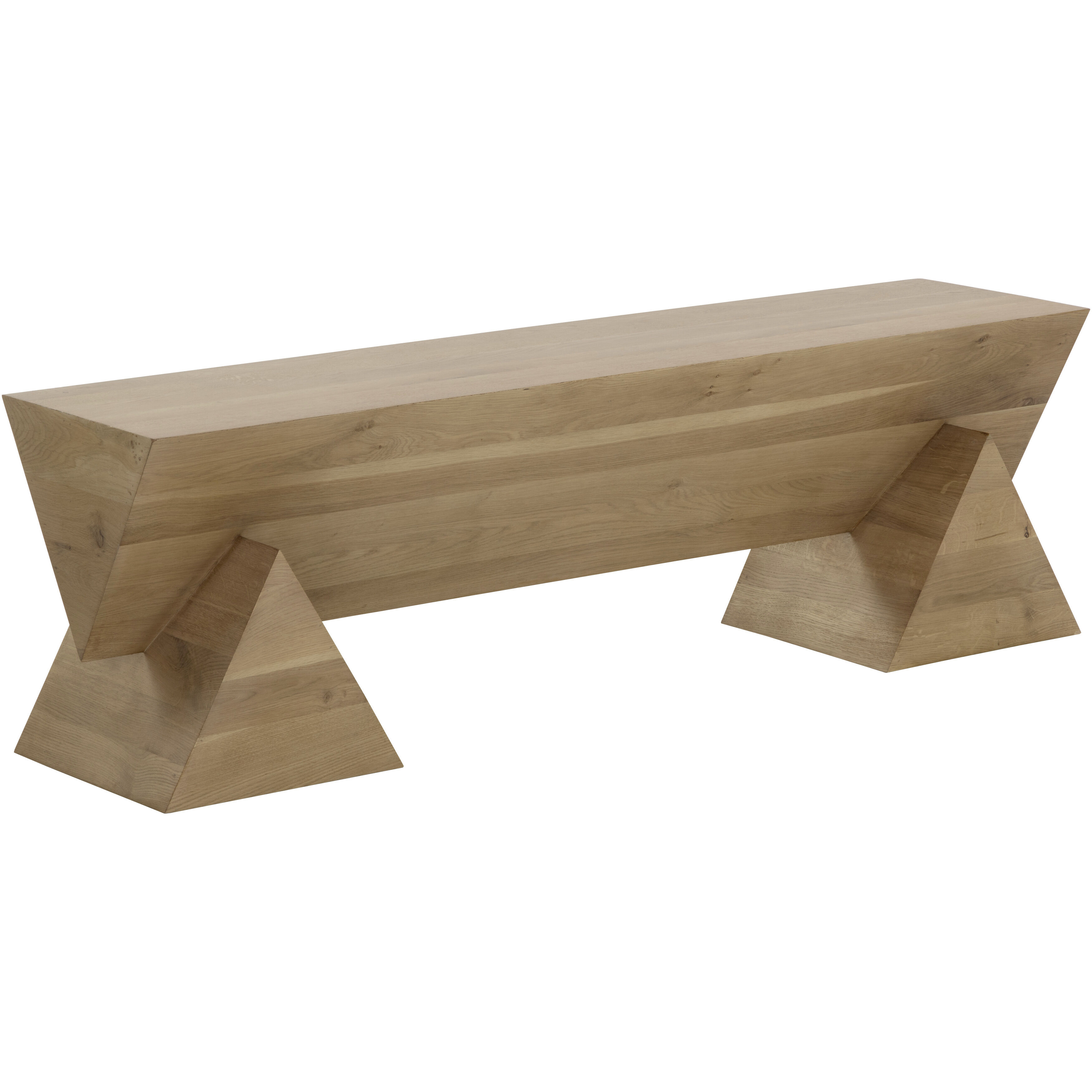 Gregor Rustic Oak Bench